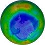 Antarctic Ozone 2009-08-22